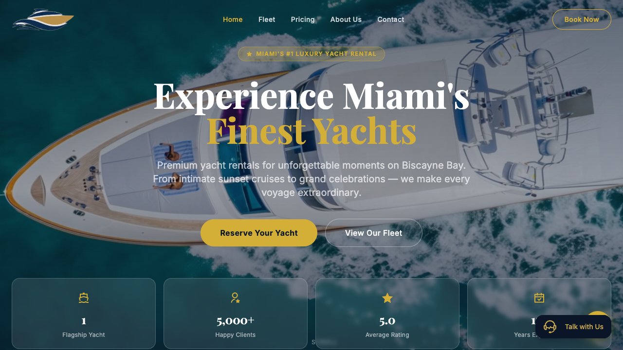 Miami Luxury Yachts